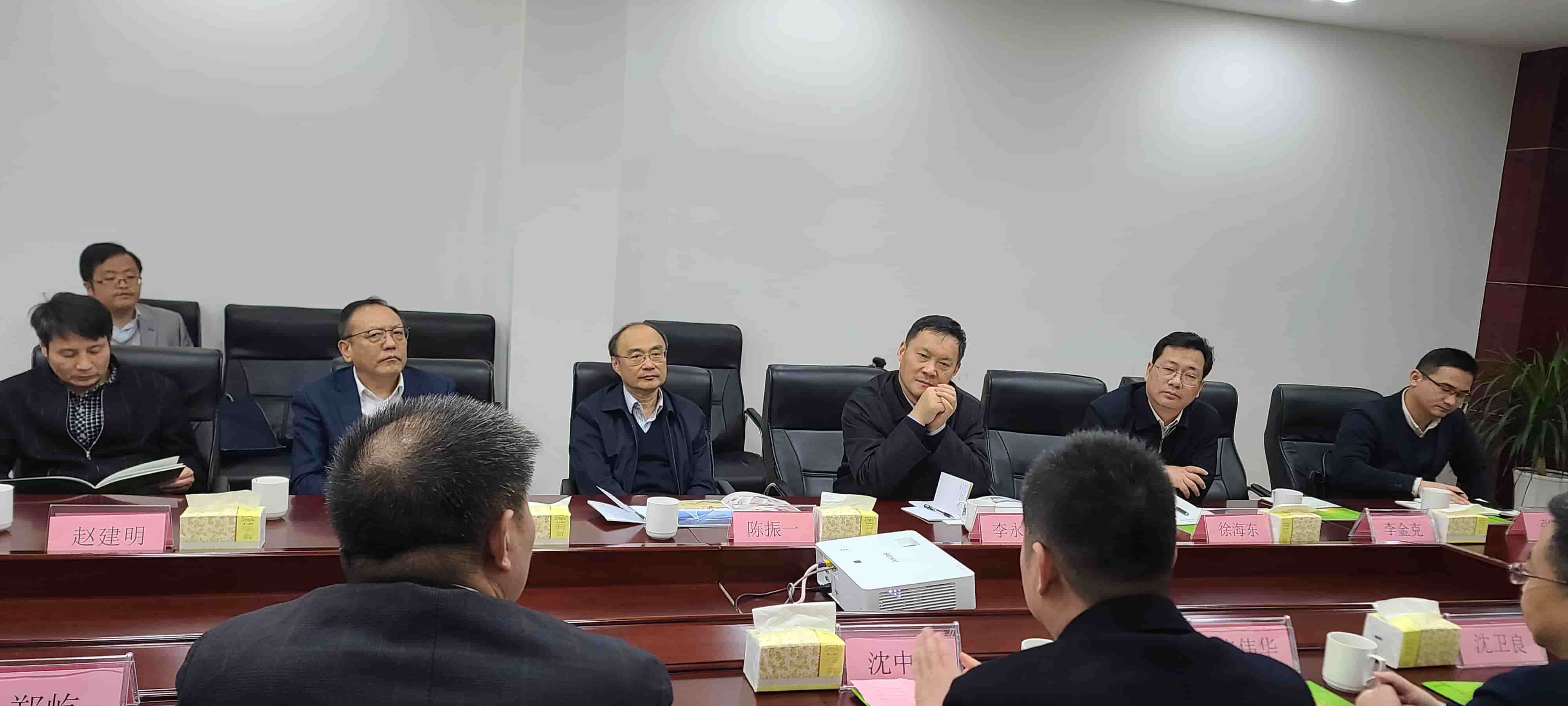 市人大常委會主任陳振一一行調研普元電力